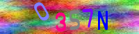 Blue Captcha Image