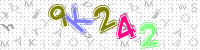 Blue Captcha Image