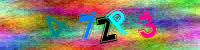 Blue Captcha Image