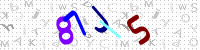 Blue Captcha Image