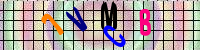 Blue Captcha Image