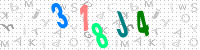 Blue Captcha Image