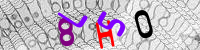 Blue Captcha Image