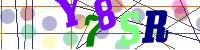 Blue Captcha Image