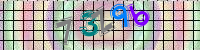 Blue Captcha Image