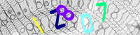 Blue Captcha Image