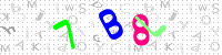 Blue Captcha Image