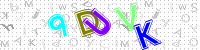 Blue Captcha Image