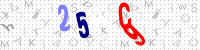 Blue Captcha Image