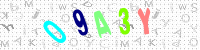 Blue Captcha Image