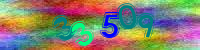 Blue Captcha Image