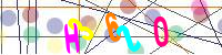 Blue Captcha Image