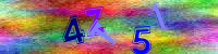 Blue Captcha Image