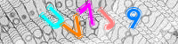 Blue Captcha Image