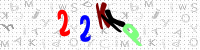 Blue Captcha Image