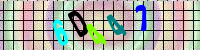 Blue Captcha Image