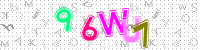 Blue Captcha Image