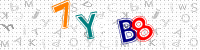 Blue Captcha Image