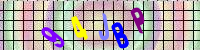 Blue Captcha Image