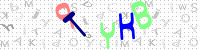 Blue Captcha Image