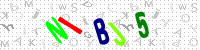 Blue Captcha Image