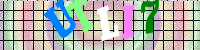 Blue Captcha Image