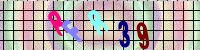 Blue Captcha Image