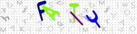 Blue Captcha Image
