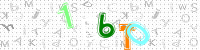 Blue Captcha Image