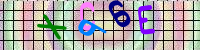 Blue Captcha Image