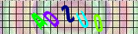 Blue Captcha Image