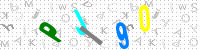Blue Captcha Image