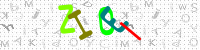 Blue Captcha Image