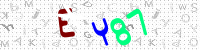 Blue Captcha Image