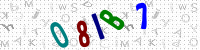 Blue Captcha Image