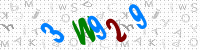 Blue Captcha Image