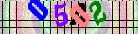 Blue Captcha Image