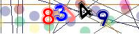 Blue Captcha Image