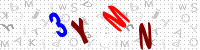 Blue Captcha Image