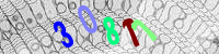Blue Captcha Image