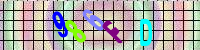 Blue Captcha Image