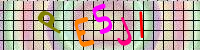Blue Captcha Image