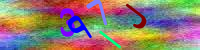 Blue Captcha Image