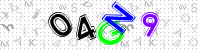 Blue Captcha Image