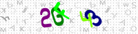 Blue Captcha Image