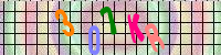Blue Captcha Image
