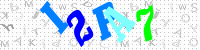 Blue Captcha Image