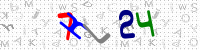 Blue Captcha Image