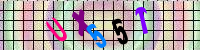 Blue Captcha Image