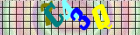 Blue Captcha Image